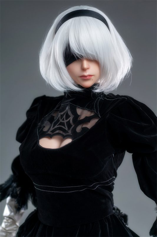 ゲームレディ 171cm NieR Automata 2B シリコンドール (4)