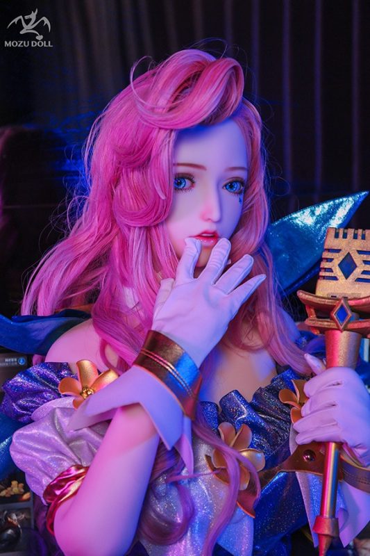 Seraphine Real Sex Doll with Purple Hair